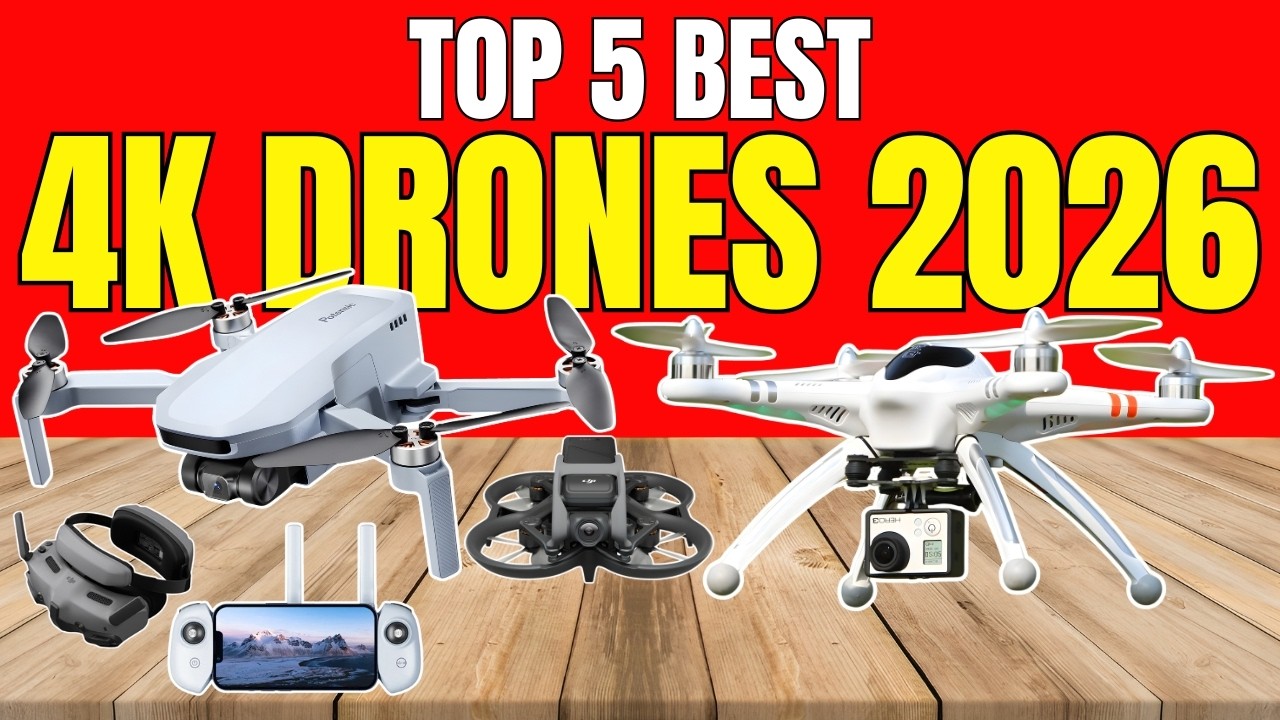Best Drones 2026 | 4K Camera, GPS, FPV & Foldable Drones