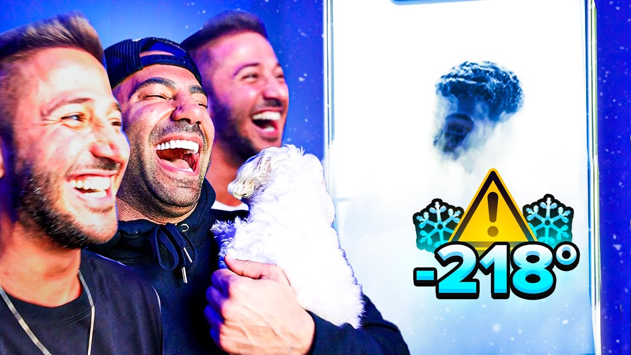 FREEZING CHRYO THERAPY PRANK ON ADAM SALEH! مقلب على آدم صالح