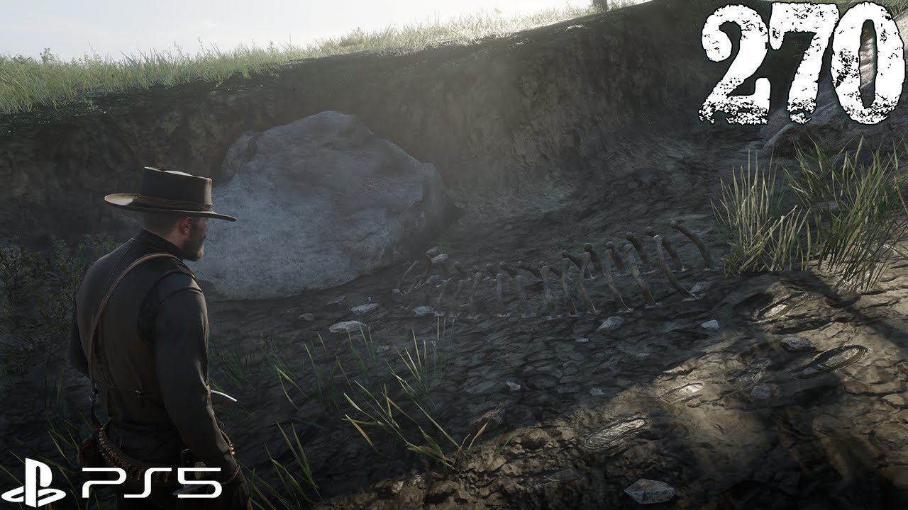 Red Dead Redemption 2 - All Dinosaur Bones In Lemoyne...01