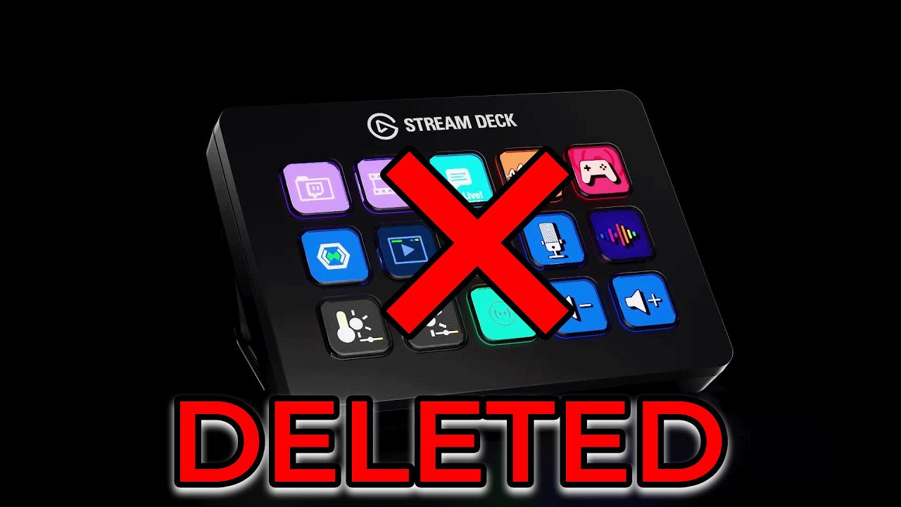 Stream Deck DELETED Everything! How To Restore Stream Deck Keys