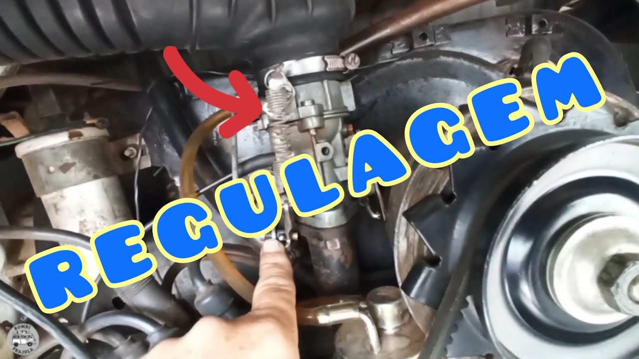 REGULAGEM DO  CARBURADOR DA KOMBI (Super dica)