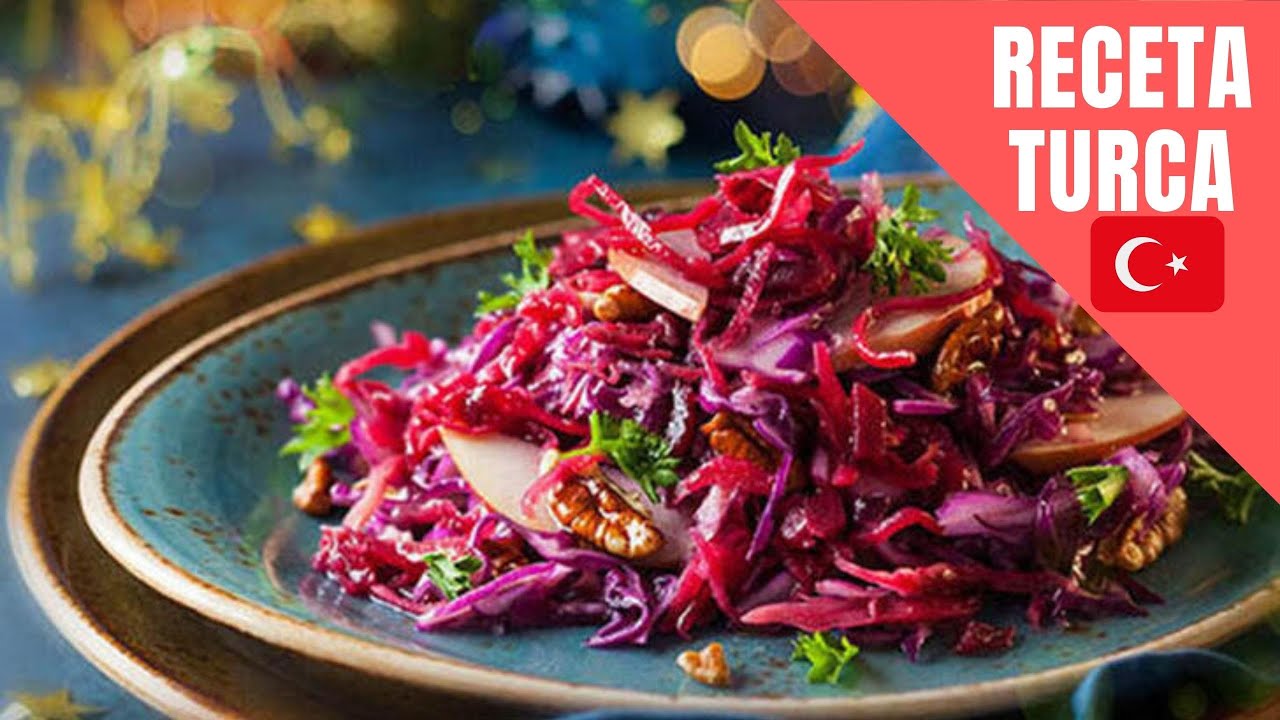 RECETA TURCA:Ensalada de col morada(Mor Lahana Salatasi)Receta #129