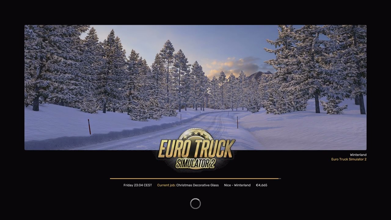 Второй забег в испытании «Зимняя страна чудес» для ETS2.
