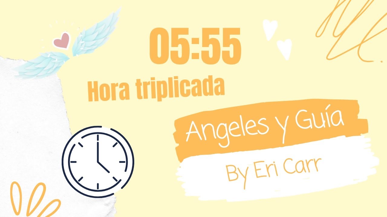 Hora triplicada a 05:55⏰✨ Significado angelical, espiritual, numerológico y en el amor 💗