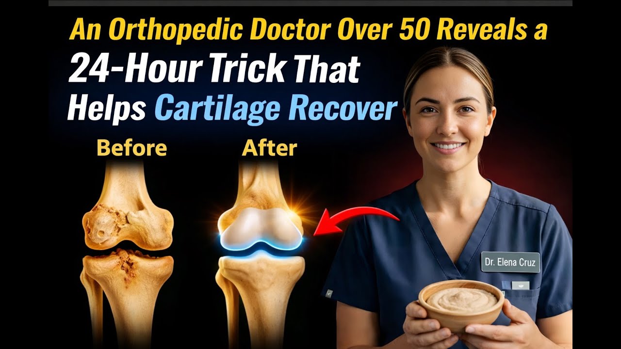 Orthopedic Doctor (50+) Reveals the 24-Hour Method That Supports Cartilage Repair Dr. Javier Serrano