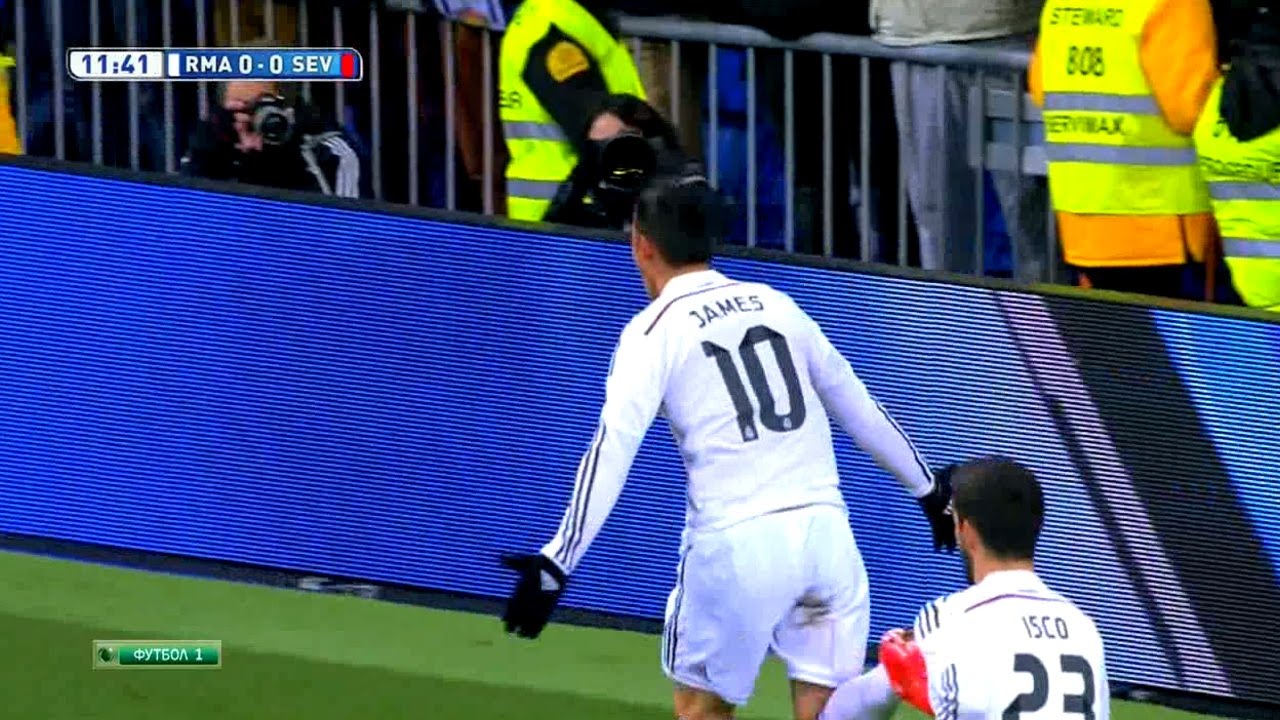 James Rodriguez vs Sevilla Home HD 1080i (04/02/2015) by James10i