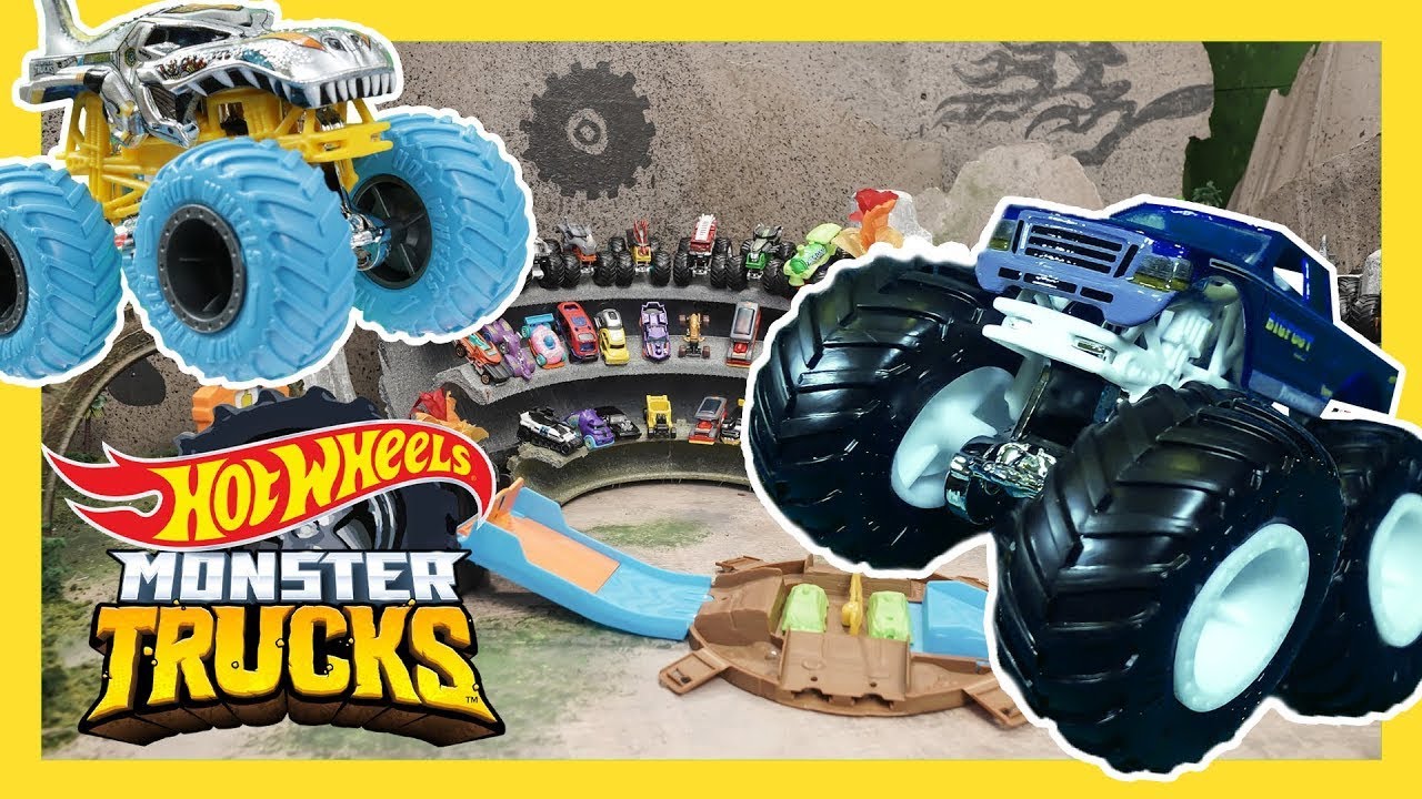 🏅 Wer gewinnt den MONSTER TRUCK INSEL-WETTKAMPF?! 🏆 | Monster Trucks | @HotWheelsDeutschland