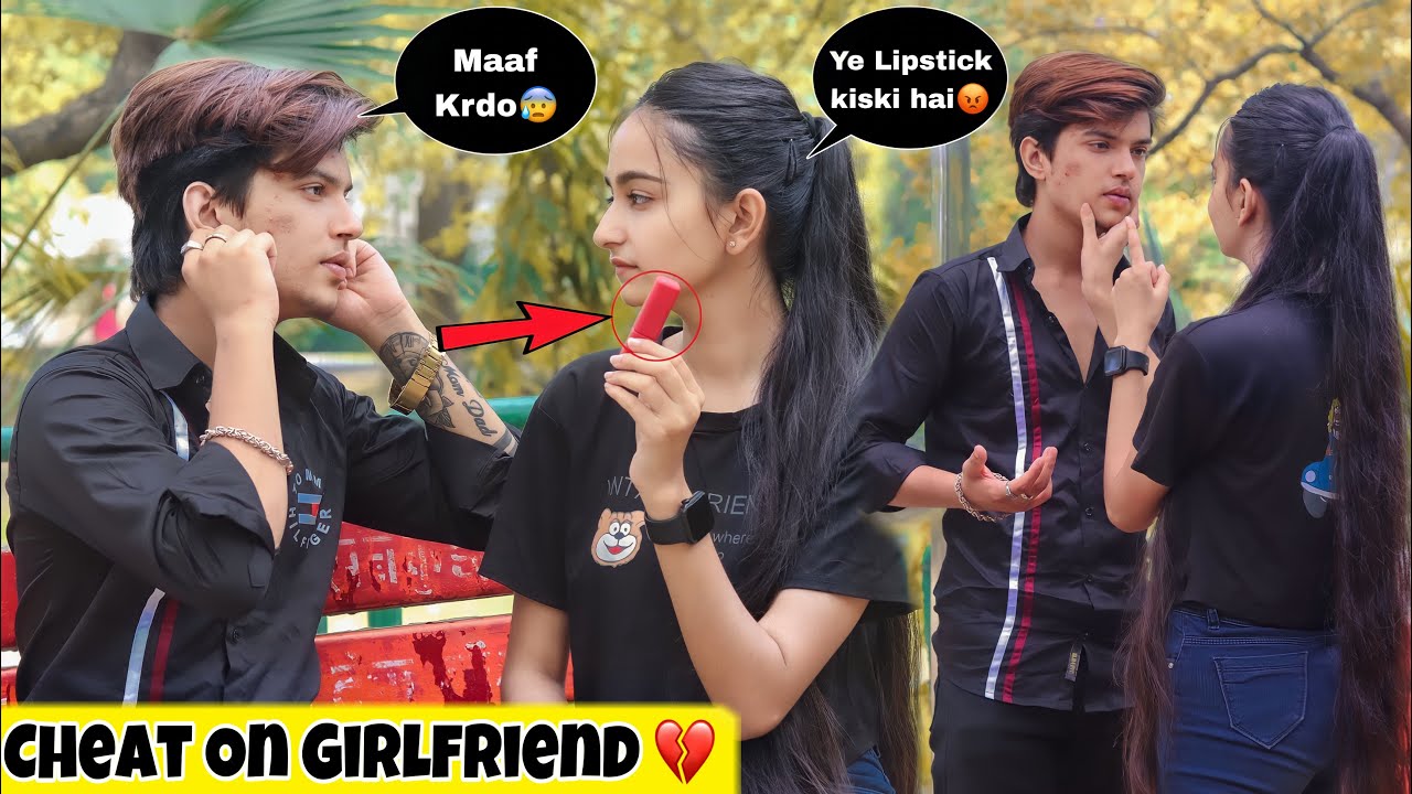 Lipstick Prank💋Prank On Girlfriend (Gone Extremely Wrong😱) || Shahfaiz World