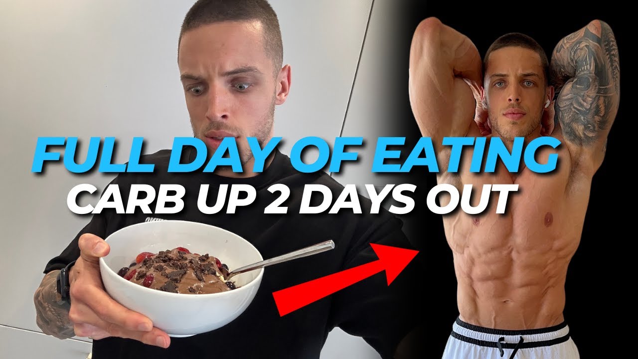 FULL DAY OF EATING | 4K+ CALORIES | 2 DAYS OUT | Natural Bodybuilding Show