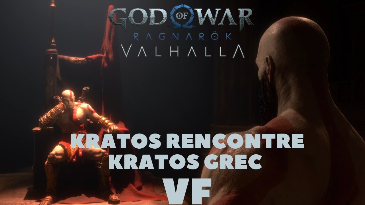 GOD OF WAR RAGNAROK VALHALLA FIN VF , KRATOS rencontre le KRATOS GREC