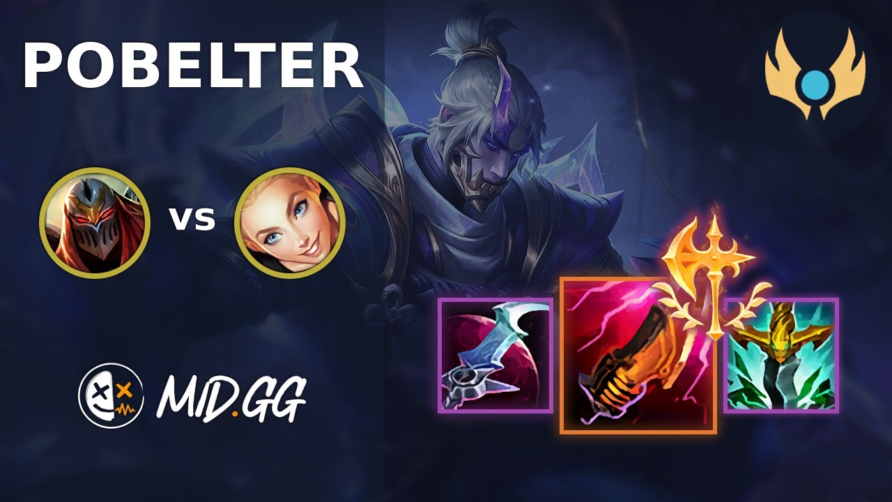 MID.GG: [ Pobelter ] Zed MID vs Lux | NA CHALLENGER | LOL Season 2025