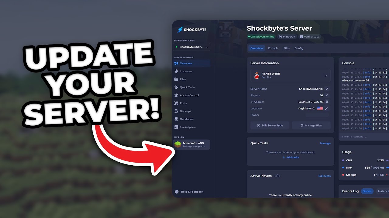 How To Update Your Minecraft Server! (2025)
