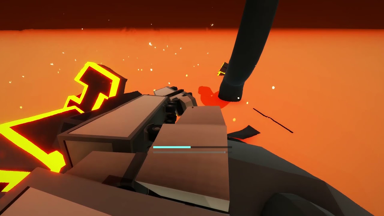 Clustertruck final boss one hit glitch