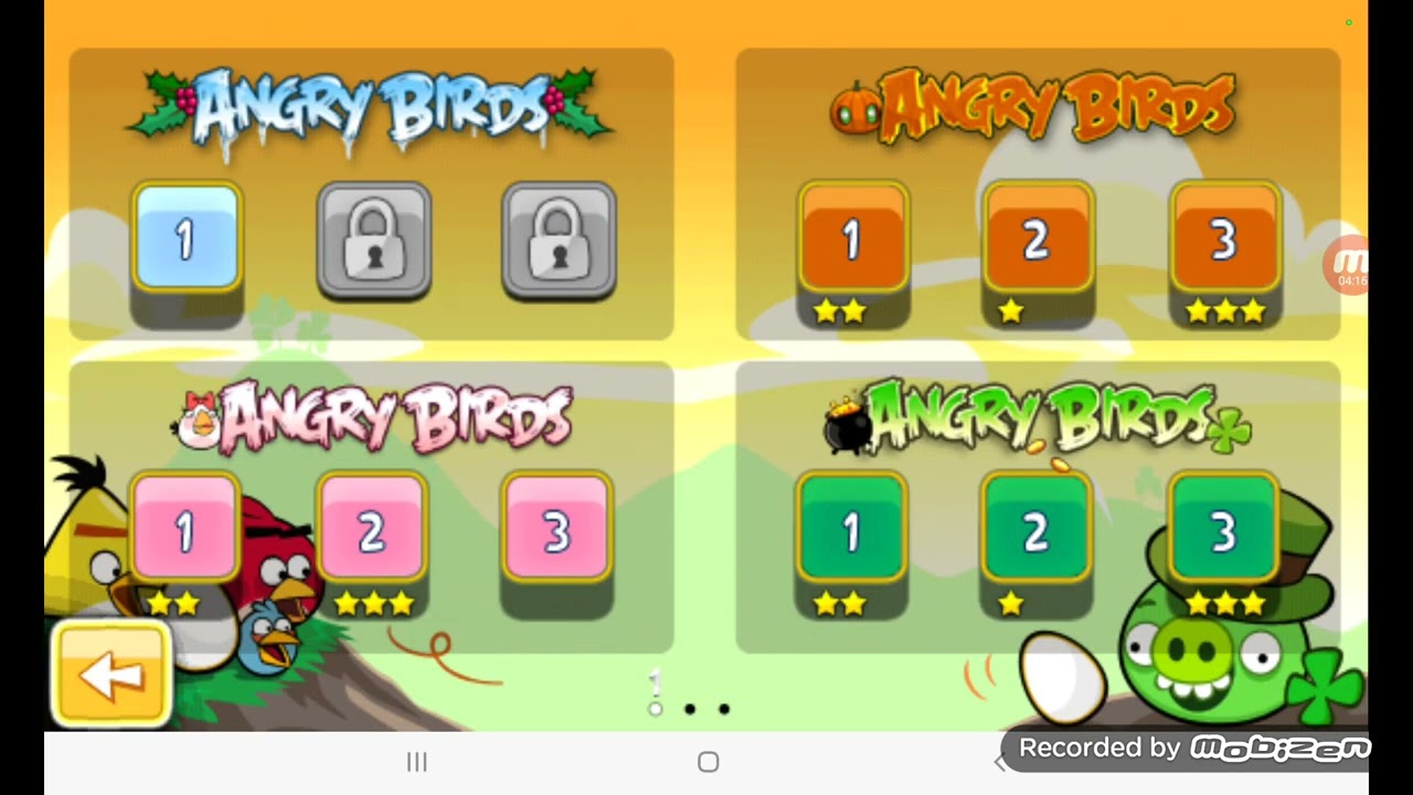 Angry Birds Seasons Free 1.4.0 Android Port Gameplay