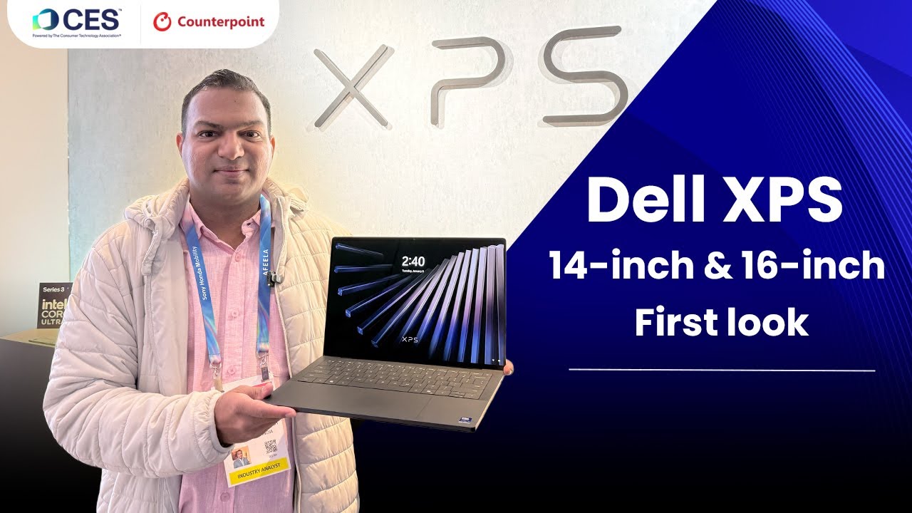 Dell XPS at CES 2026 First look: Thin & Light, Tandem OLED, Intel Panther Lake AI Processors & more