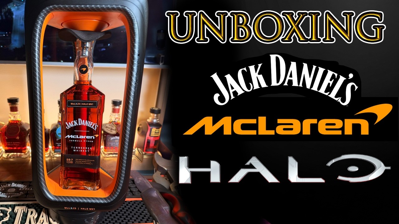 Распаковка новой бутылки Jack Daniels McLaren HALO. Самая крутая бутылка в истории виски? #Jackda...