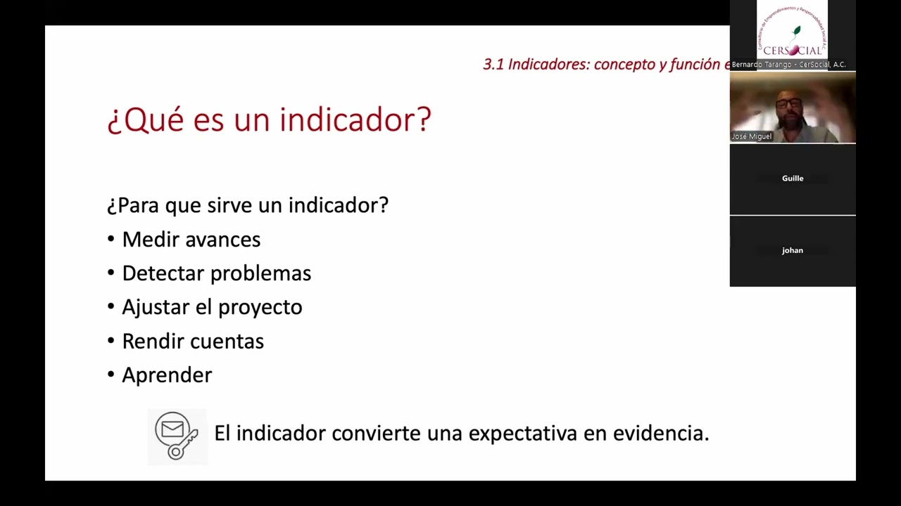 Sesión 17 del Diplomado de Evaluación