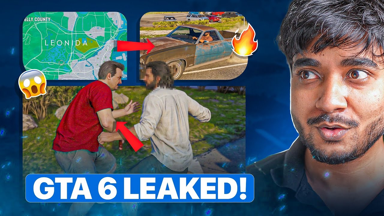 OMG GTA 6 Just Leaked! 5 Minutes Of Gamplay, 6 Stars, Full Map, And More