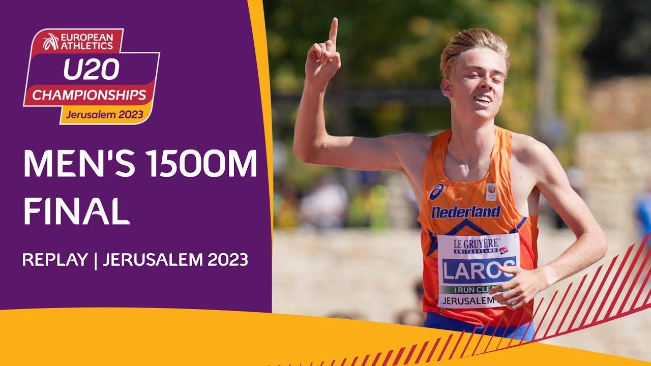 51.35 last lap from Niels Laros! ⚡ Men's 1500m final | Jerusalem 2023