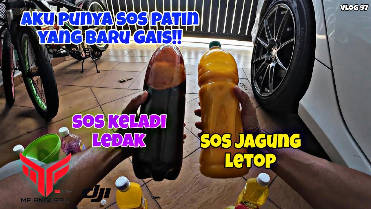 SOS UMPAN PATIN BARU | KELADI LEDAK DAN JAGUNG LETOP | PATIN FIGHTER #VLOG97