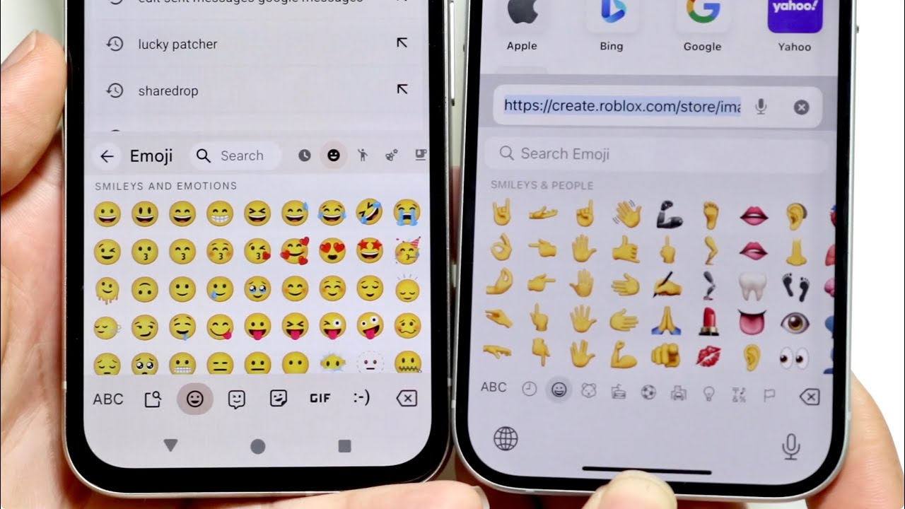 iPhone Emojis Vs Google Emojis! (Which Is Better?)