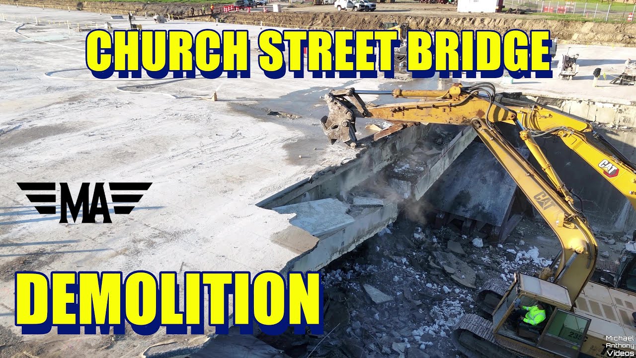 I-696 Church Street Plaza Bridge Demolition | Oak Park, Michigan