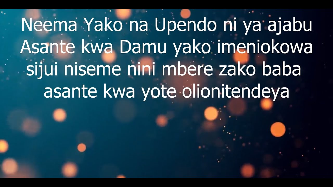 Neema by Vestine and Dorcas ( Lyrics Video )