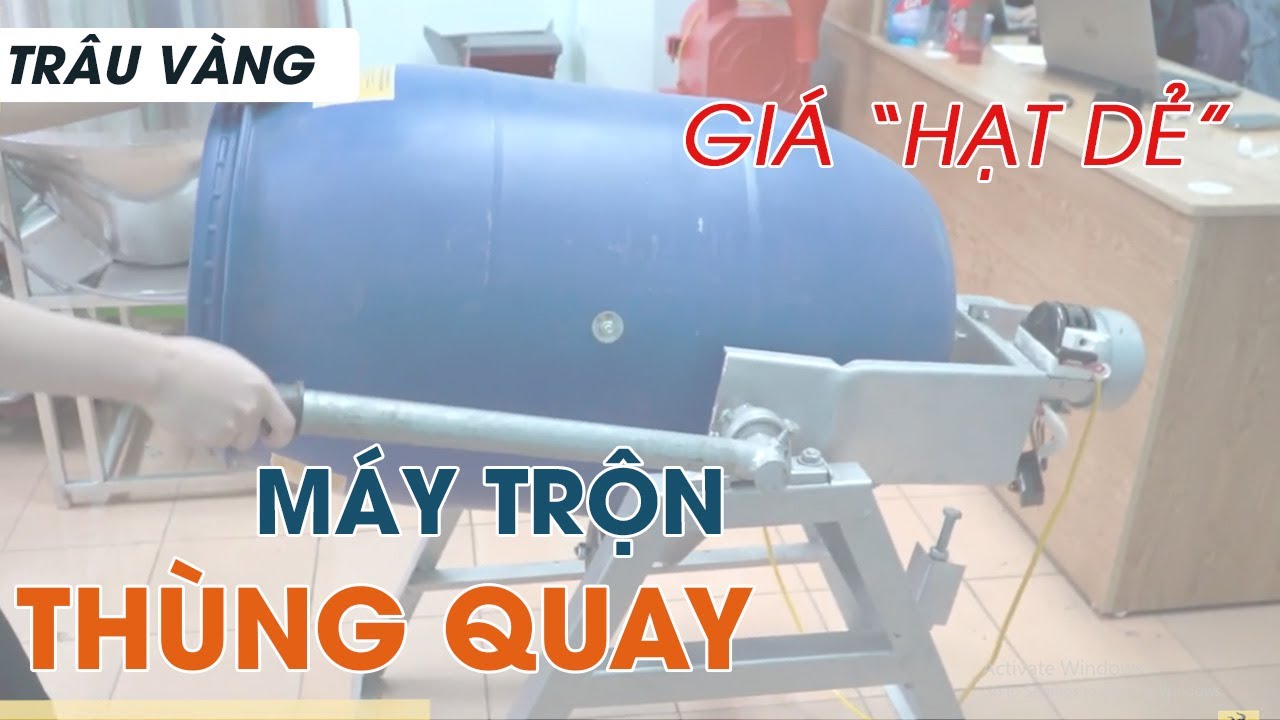 Máy trộn thùng quay 