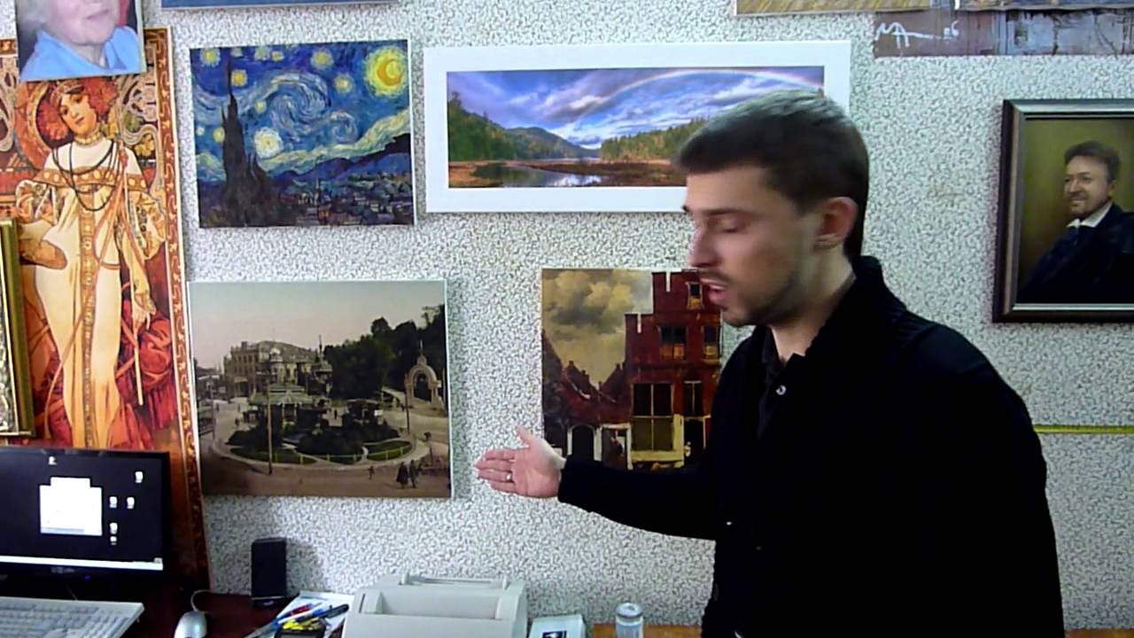 Разные виды покрытия картин - студия Позитон.