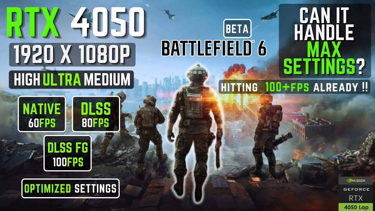 Battlefield 6 Beta 2 on RTX 4050 – HOW Is This Running SO SMOOTH!