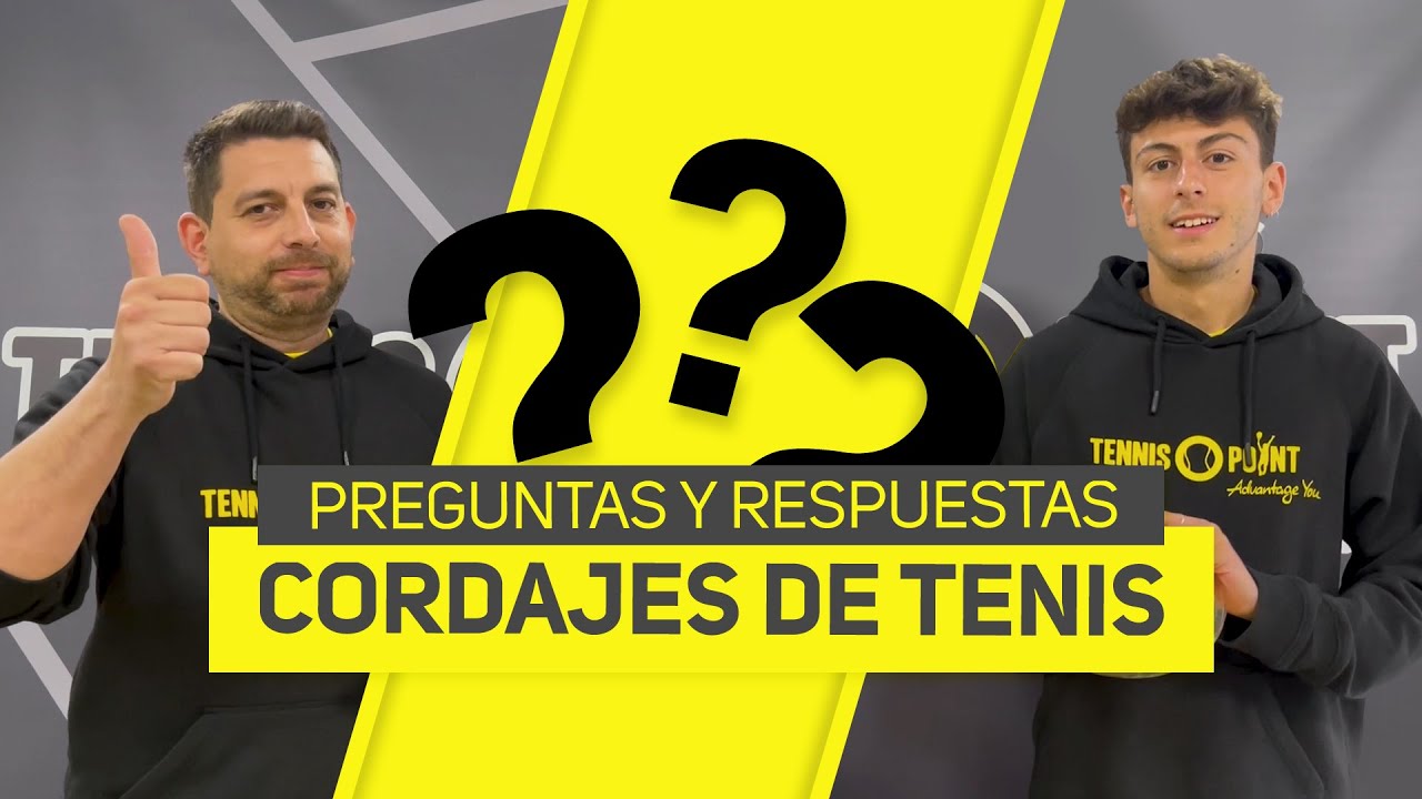 CORDAJES de TENIS - Respondemos a VUESTRAS PREGUNTAS | Tennis-Point