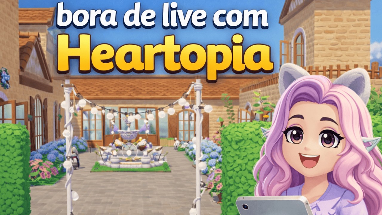🌙 Live Cozy em Heartopia | Construindo, conversando e relaxando
