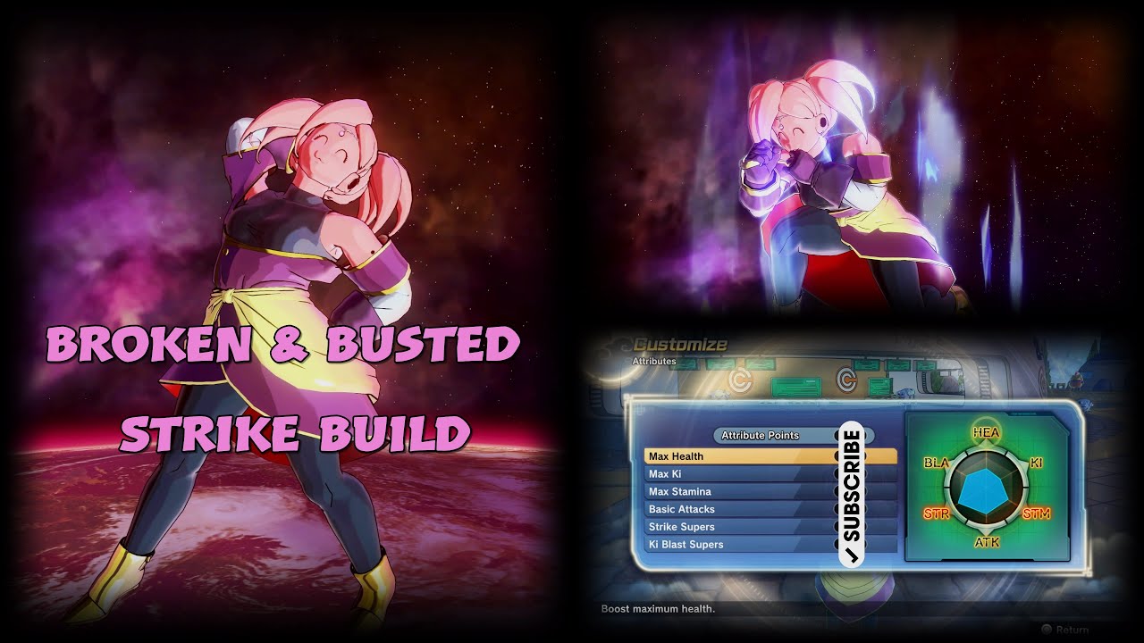 NEW & BROKEN Level 140 Female Majin Strike Build | Dragon Ball Xenoverse 2