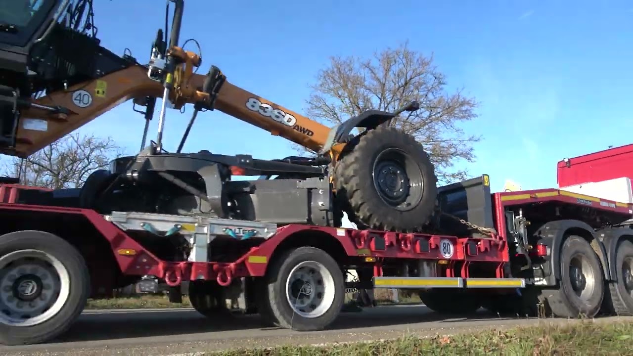 Goldhofer Semi-Auflieger mit CargoPlus-Reifen