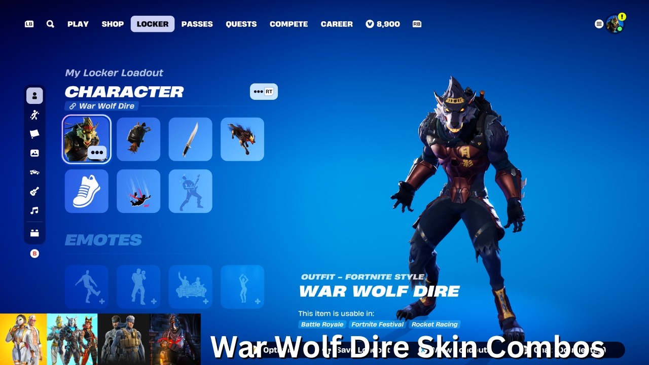 ЛУЧШИЕ КОМБО ОБЛИКОВ WAR WOLF DIRE (РЕМЕЙК DIRE!)