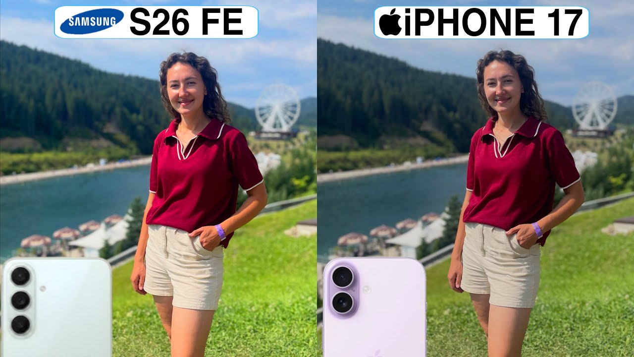 Samsung Galaxy S26 Fe Vs iPhone 17 Camera Test Comparison