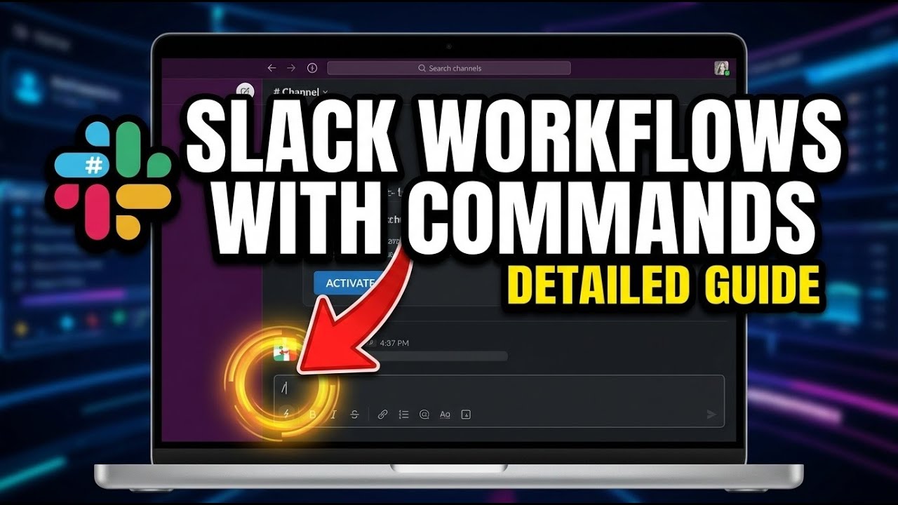 How to activate Slack app workflows with slash commands - Detailed Guide
