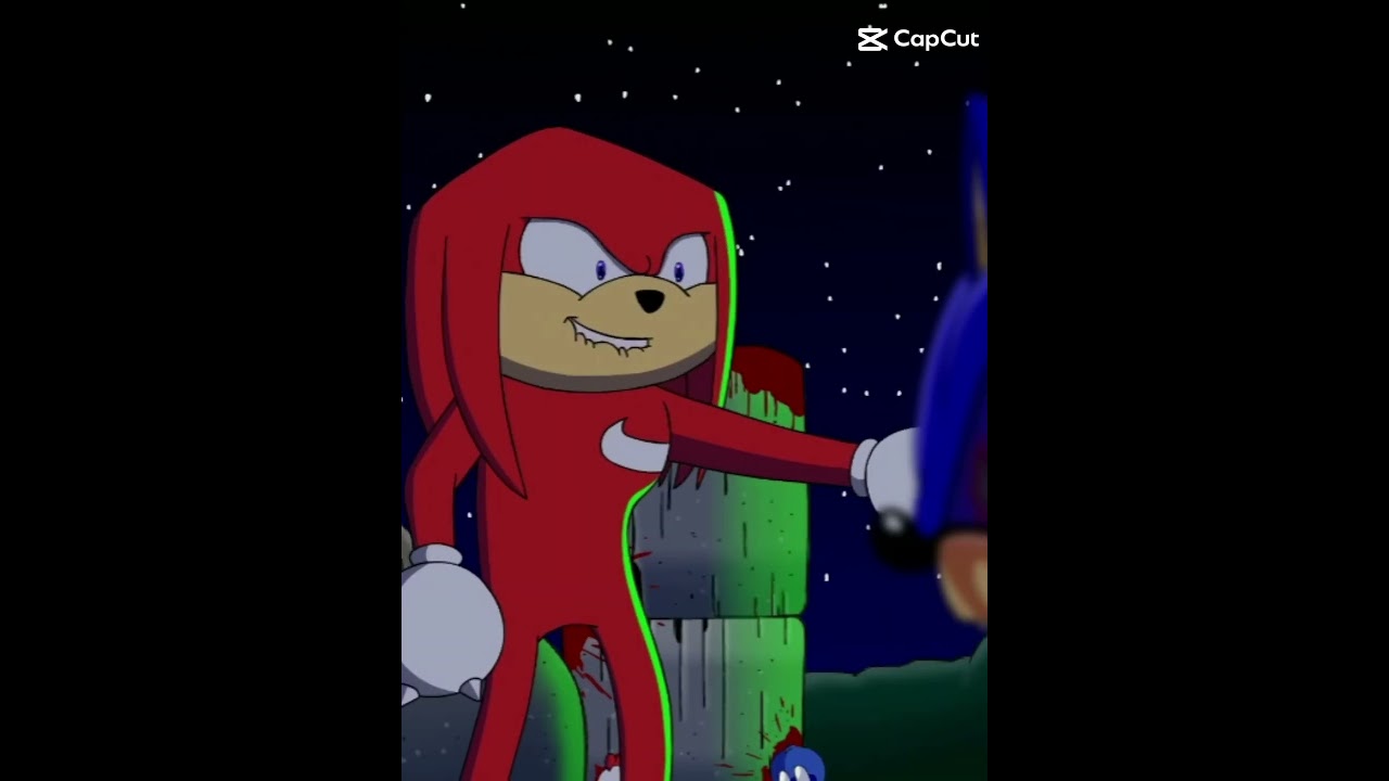 SONIC EXE GOD VS KNUCKLES NIGHT EXTREME BATTLE ☠️☠️🤯 #sonicexe #Knuckles #god #edit #battle #extreme