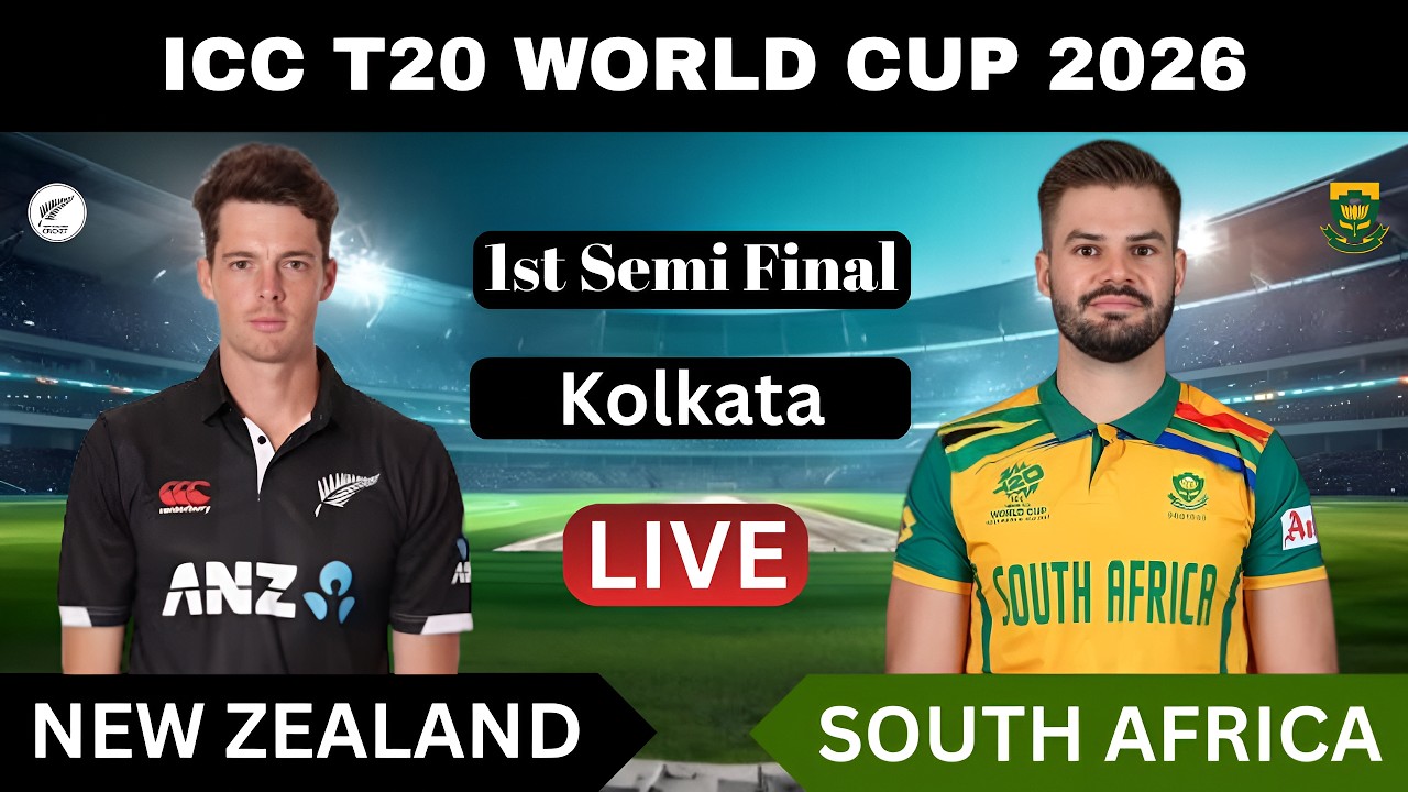 🔴NEW ZEALAND vs SOUTH AFRICA 1st Semi Final T20 I COMMENTARY | NZ vs SA | ICC T20 WORLD CUP 2026