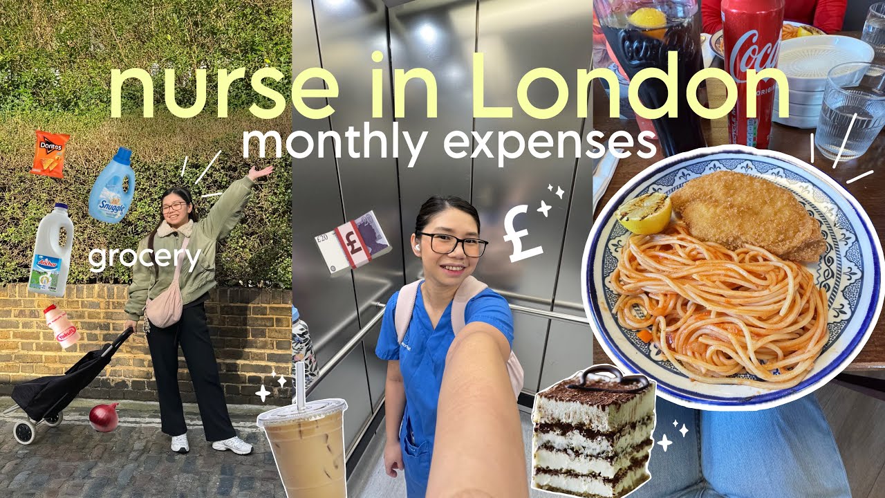 Nurse in London 🇬🇧 | REAL Monthly Expenses + Grocery Shopping & Filipino Family Life Vlog 🇵🇭🛒✨