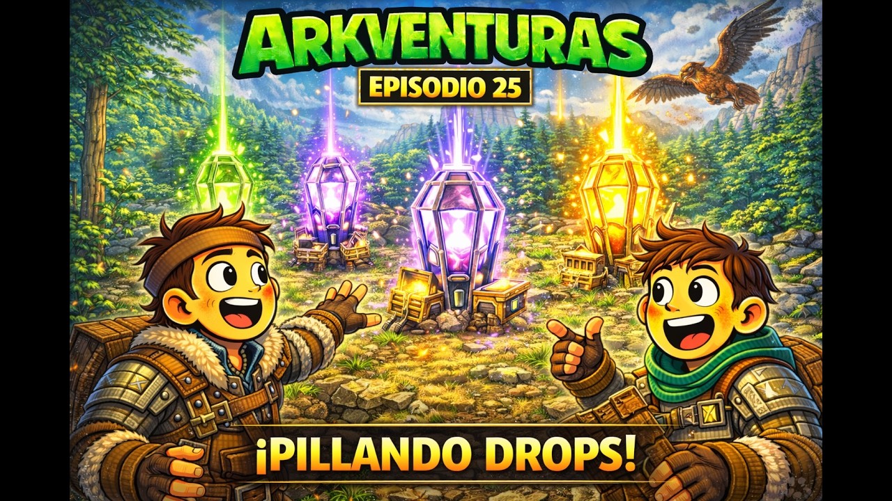 ARKVENTURAS #25 | ¡Pillando DROPS en Lost Colony! 💎🦖
