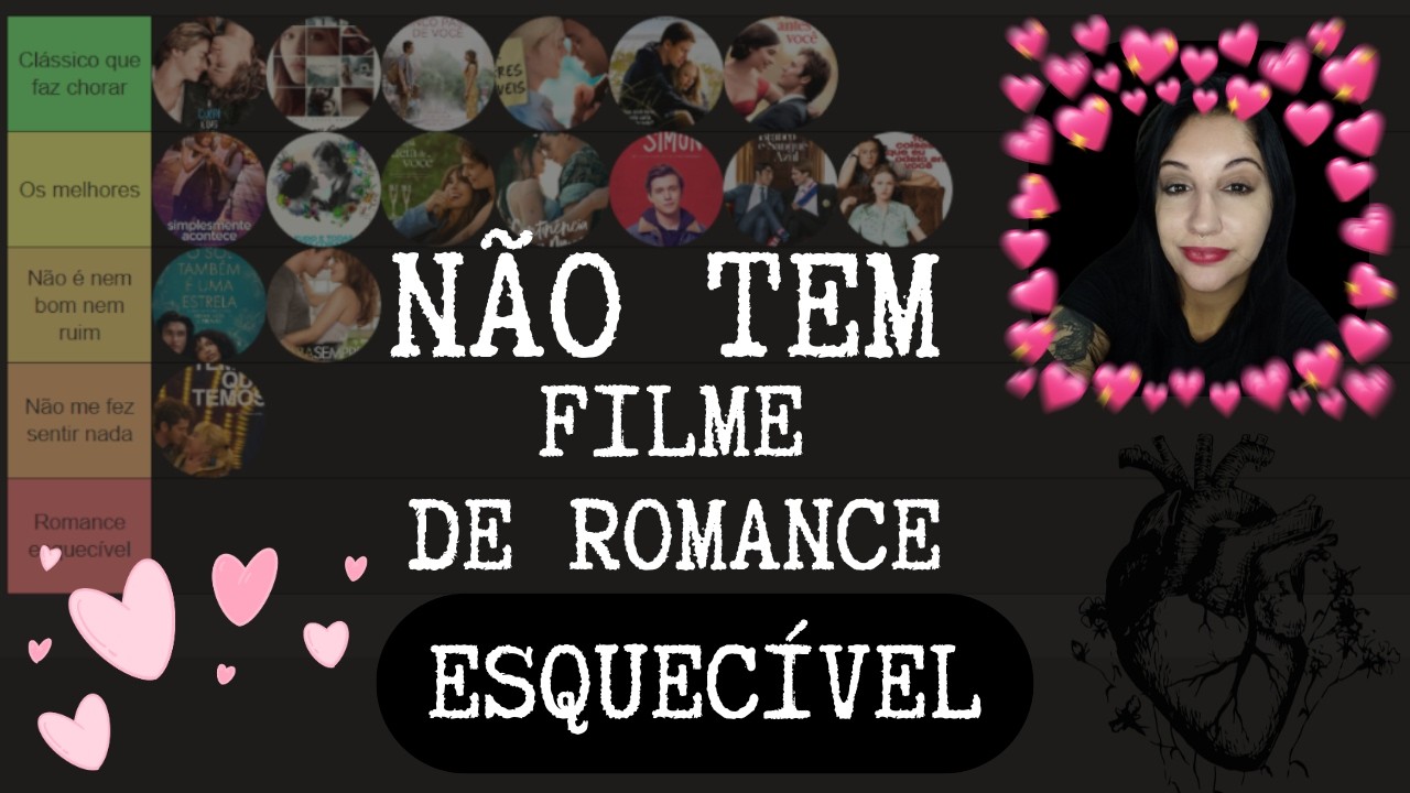 Preciso ver um romance ESQUECÍVEL | Tierlist para o Valentine´s Day