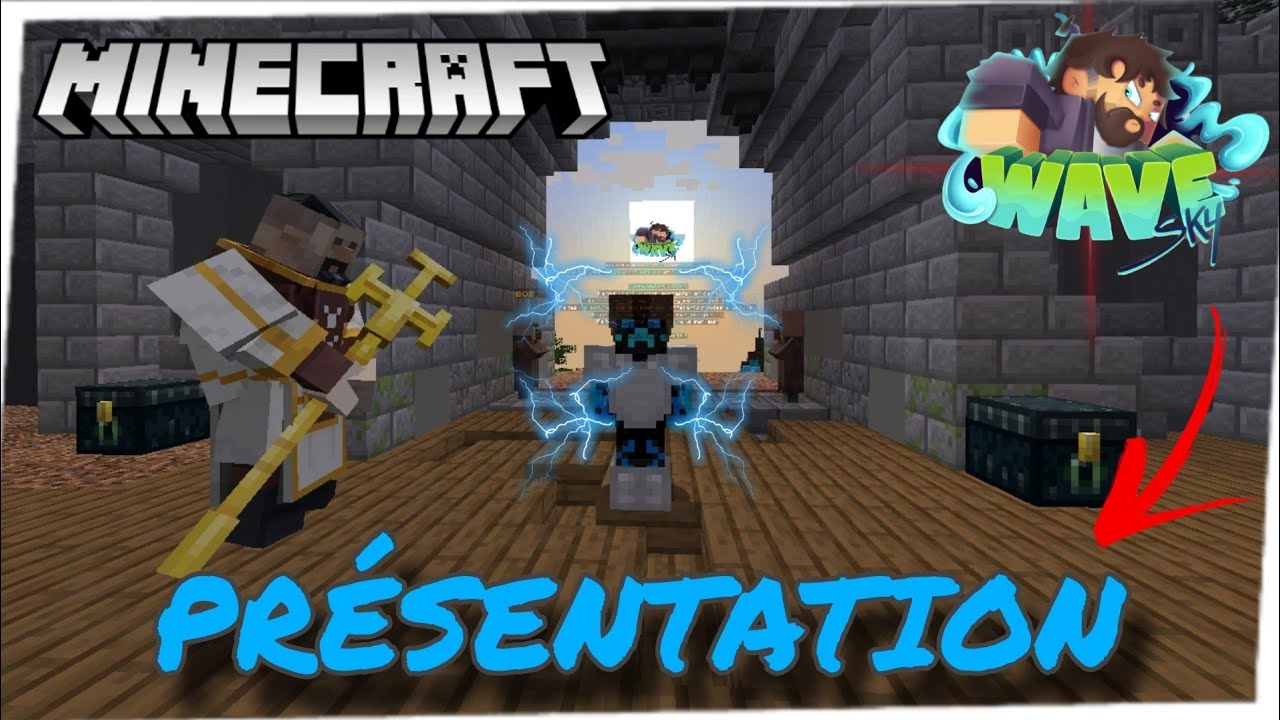 PRÉSENTATION D'UN NOUVEAU SERVEUR SKYBLOCK !! PLAY.WAVESKY.FR