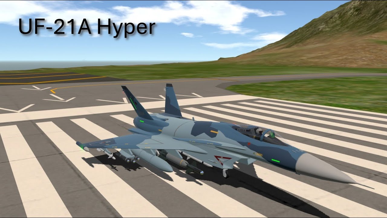UF-21A Hyper Test Flight (Custom Aircraft)| SimplePlanes