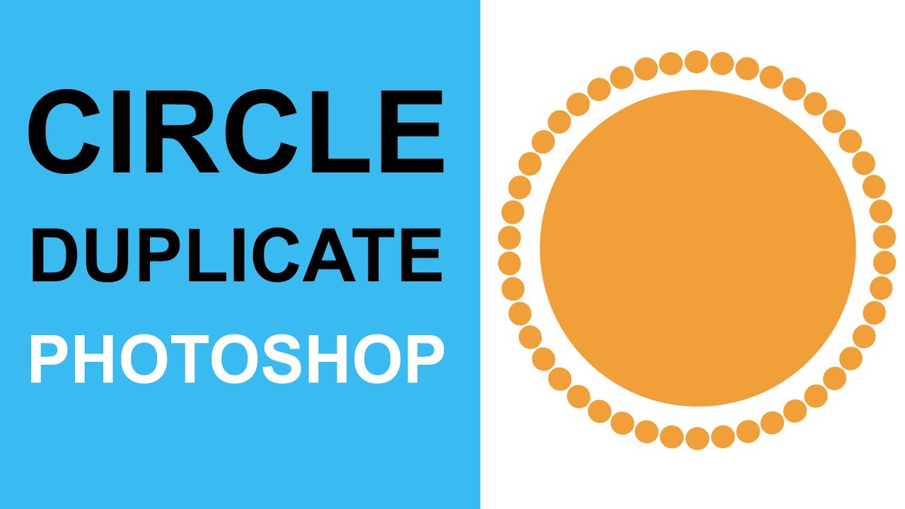 How To Easily Duplicate An Object Around A Circle | Photoshop Tutorial