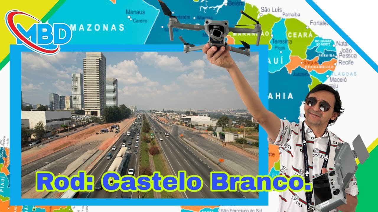 OBRAS NA RODOVIA CASTELLO BRANCO NOVO TREVO ALPHAVILLE BARUERI COMO ESTÃO .