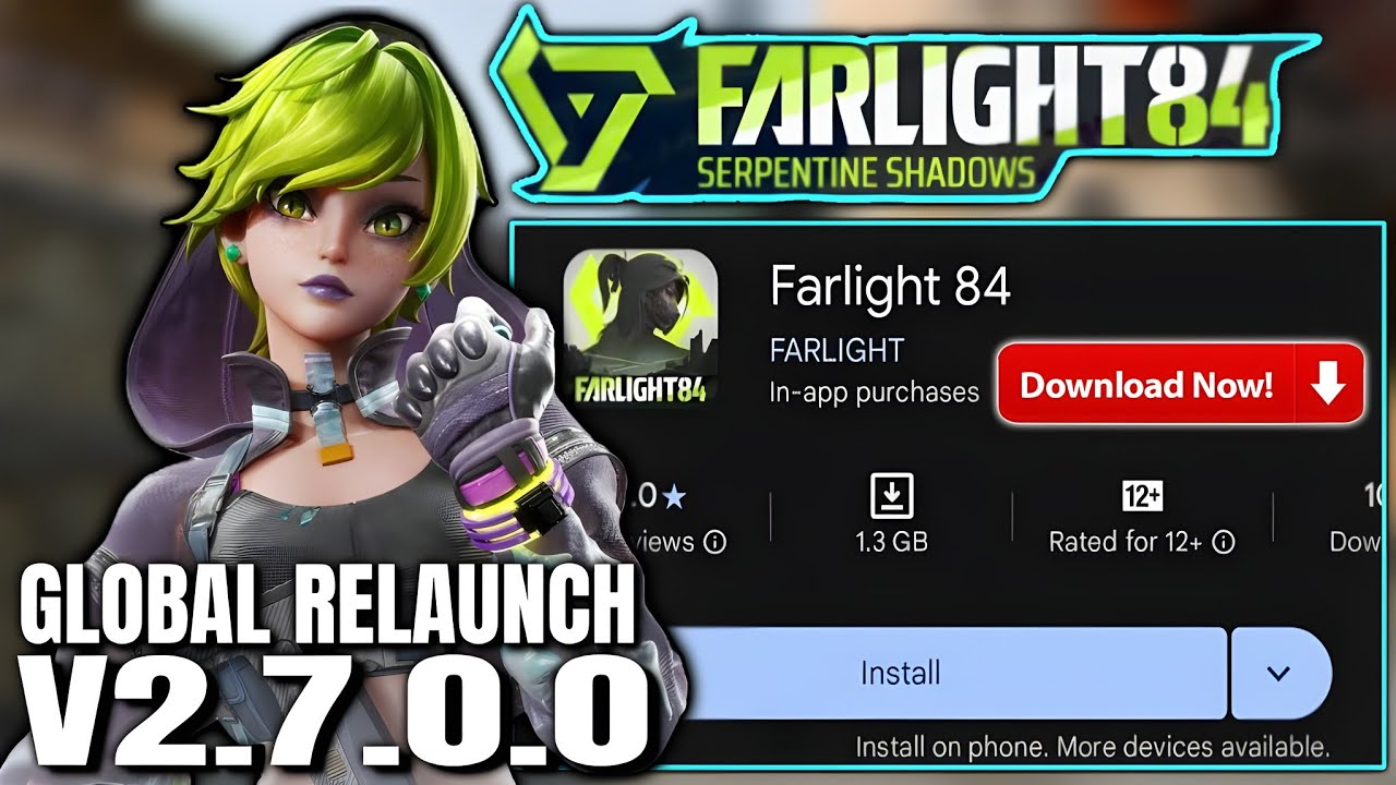 Farlight 84 GLOBAL RELAUNCH Update is Live | Free Battle Pass Farlight 84 Mobile Global Version