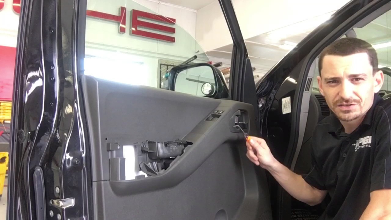 Nissan Frontier door panel removal