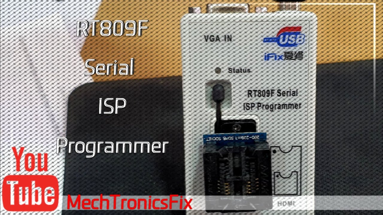 How to Use RT809F Serial ISP Programmer