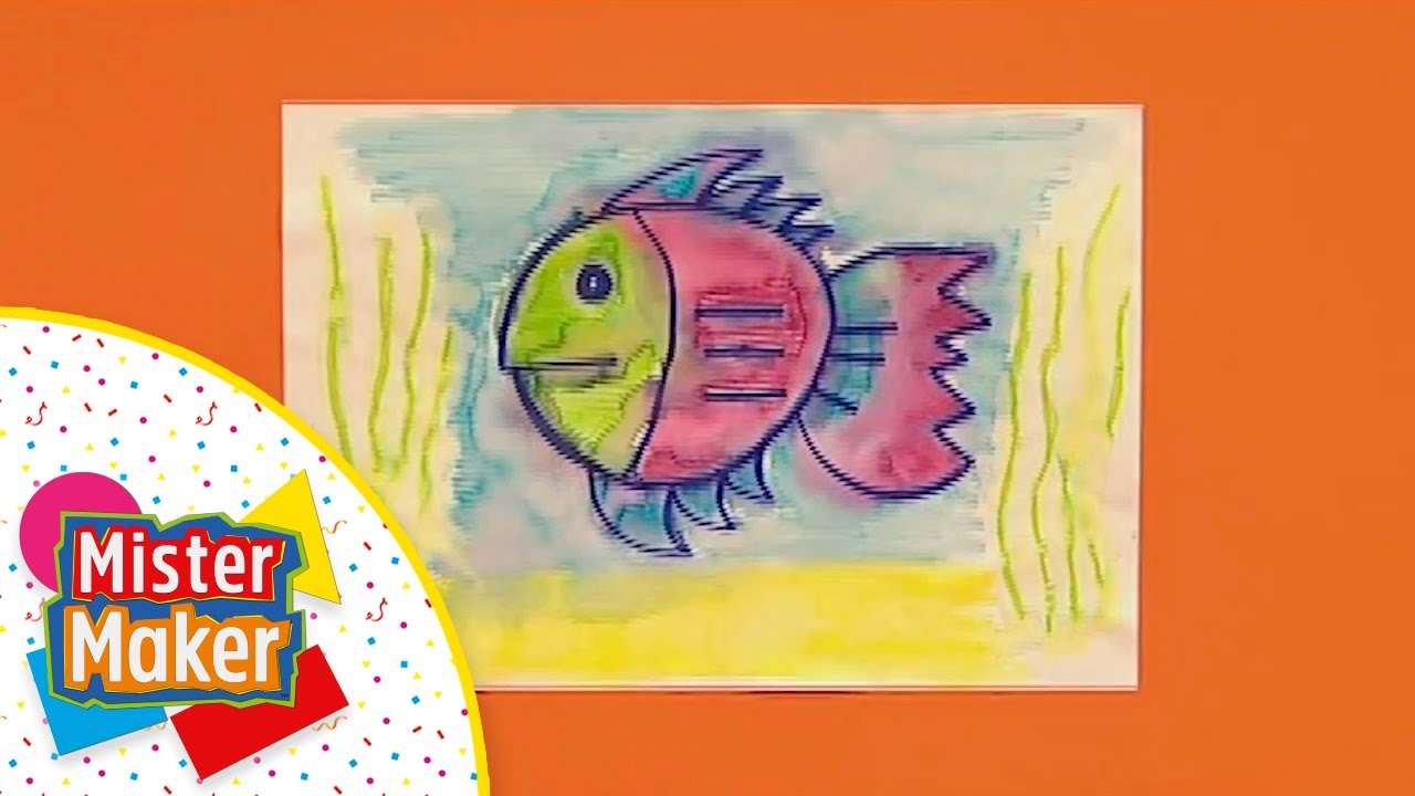 CUADRO de PEZ de COLORES 🐠 | MISTER MAKER en ESPAÑOL